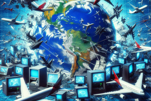 Impact mondial : bug informatique de Microsoft perturbe vols, banques et médias