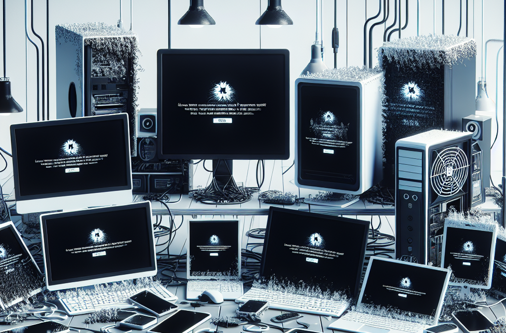 Panne informatique touche 8.