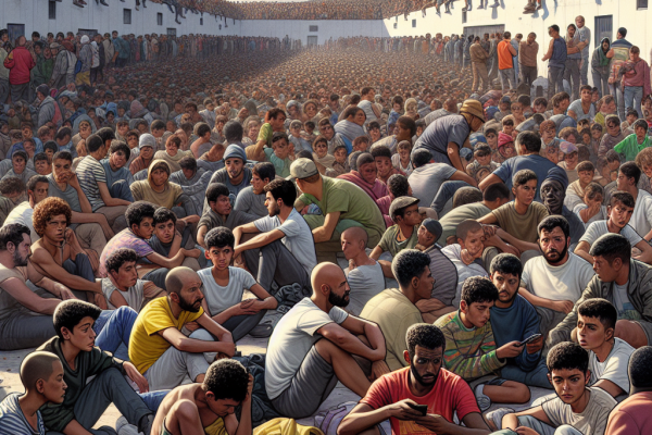 Afflux massif de mineurs migrants aux Canaries