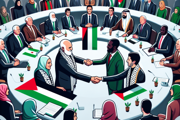 Accord d&rsquo;unité nationale entre le Hamas et le Fatah en Palestine