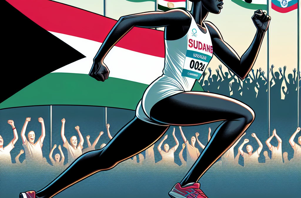 Perina Nakang, coureuse soudanaise aux JO 2024