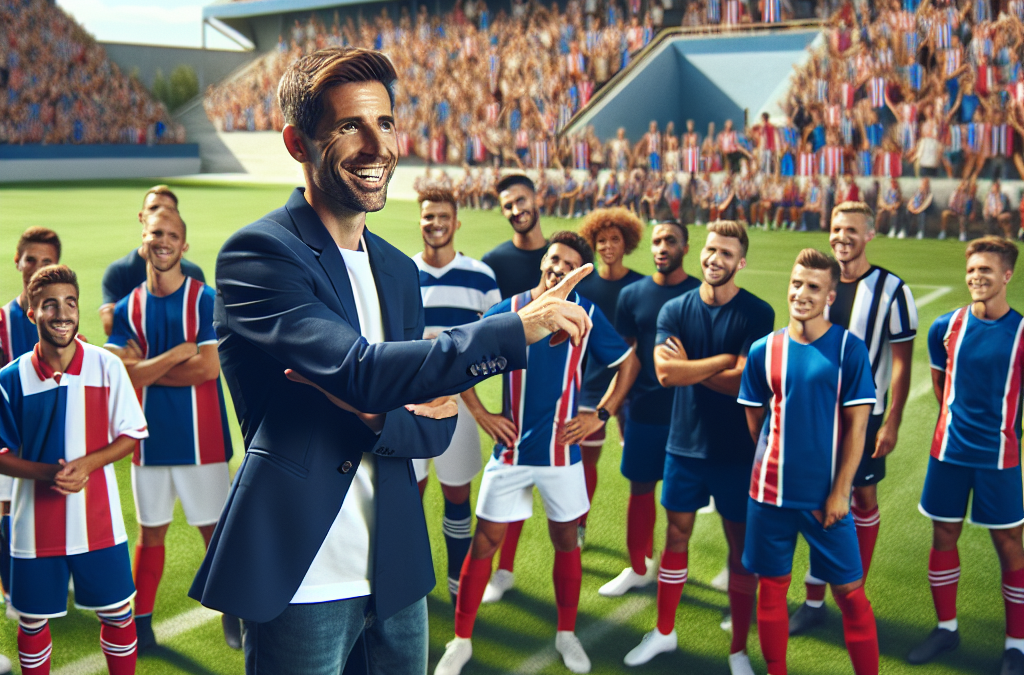 Le Barça présente son nouvel entraîneur