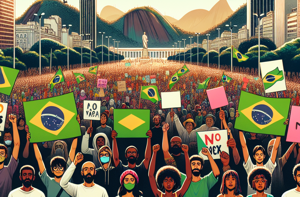 Manifestation contre la faim à Rio : mobilisation citoyenne.
