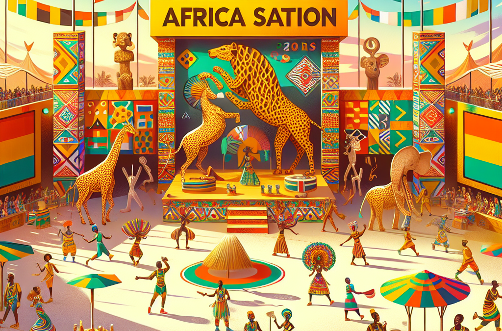 Fan zone « Africa Sation » aux JO Paris 2024