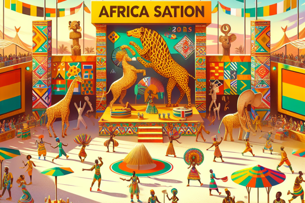 Fan zone « Africa Sation » aux JO Paris 2024