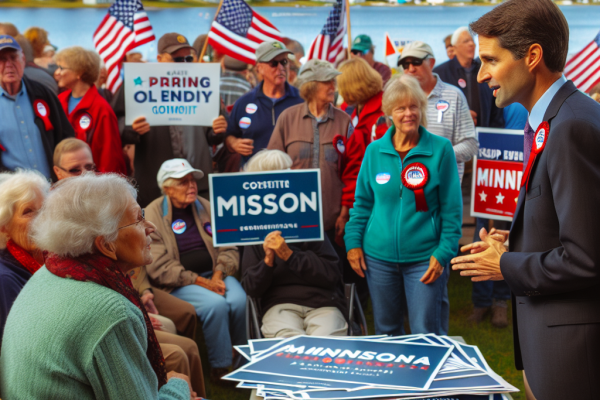 JD Vance et Donald Trump en campagne au Minnesota