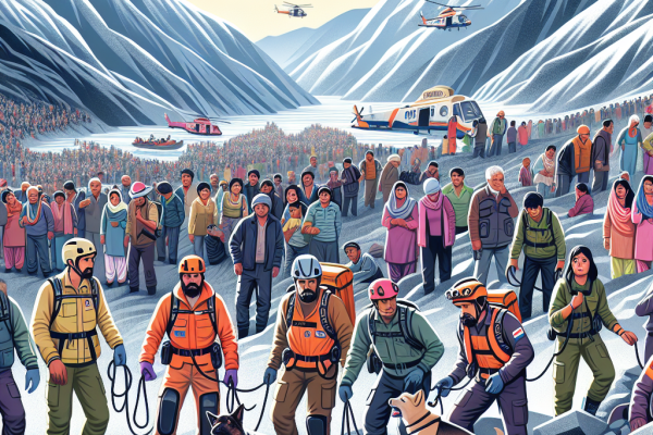 Urgence en Inde : Recherche de survivants suite au glissement de terrain