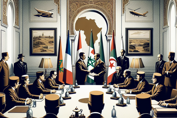 Crise diplomatique entre l&rsquo;Algérie et la France.