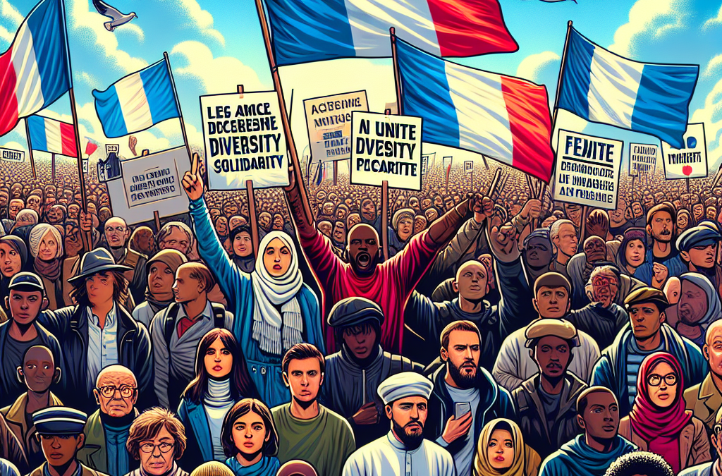 Manifestation contre l&rsquo;extrême droite à Paris