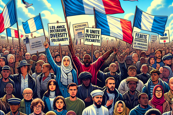 Manifestation contre l&rsquo;extrême droite à Paris