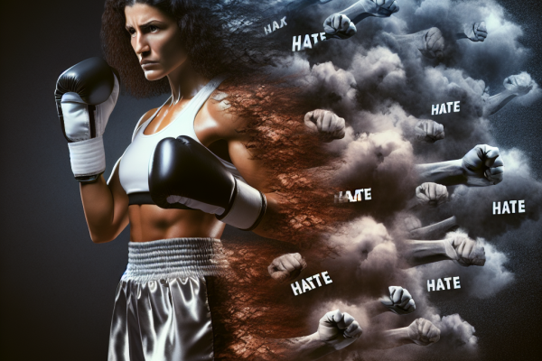 Boxeuse Imane Khelif dénonce haine aux JO Paris 2024