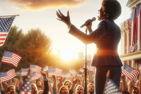 Kamala Harris candidate démocrate à la présidence américaine