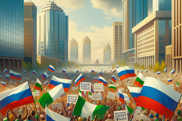 Manifestations pro-russes inquiètent Nigéria