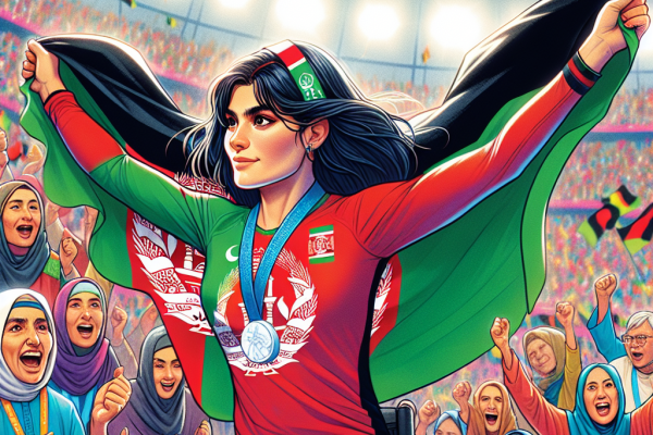 Zakia Khudadadi, première athlète paralympique afghane en 2024
