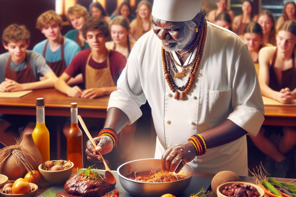 Ecole de cuisine popularisant la cuisine aborigène à Cap York