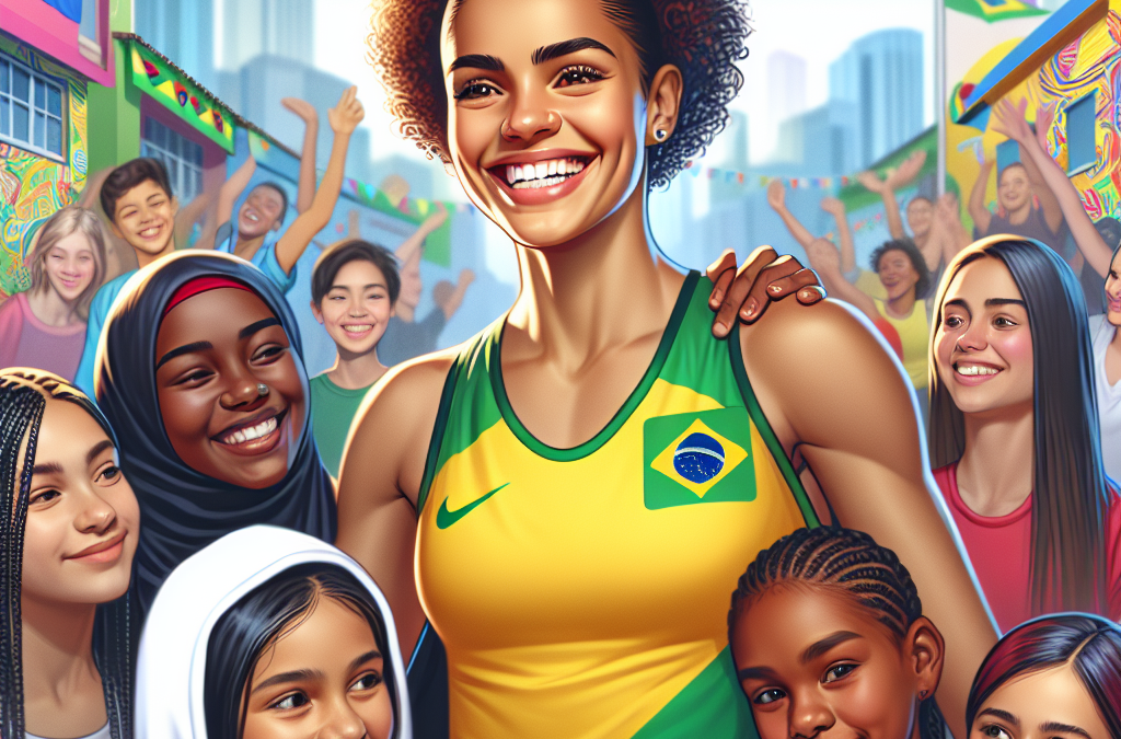 Andrade inspire les jeunes filles de sa ville natale