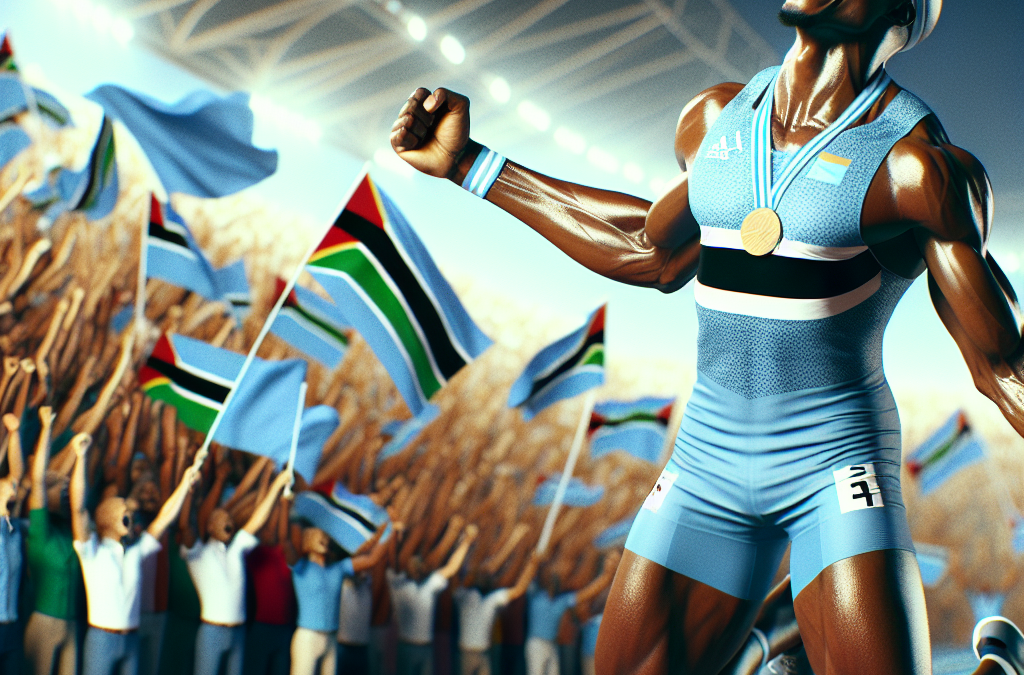 Letsile Tebogo, Botswanais en or sur 200 m aux JO Paris 2024