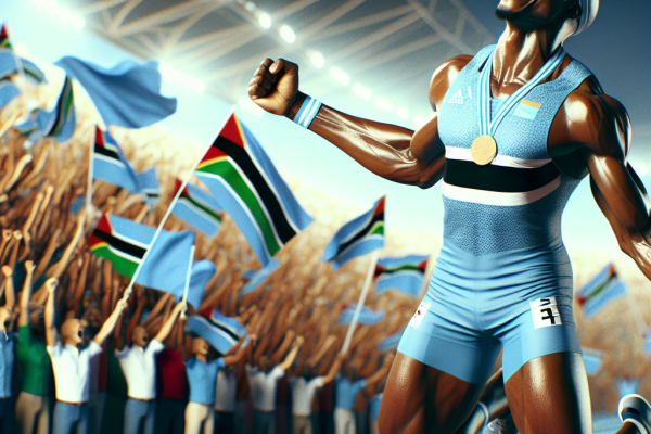 Letsile Tebogo, Botswanais en or sur 200 m aux JO Paris 2024