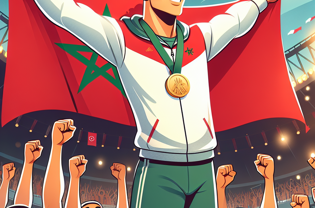 Soufiane El-Bakkali, médaillé d’or aux JO, accueilli en héros au