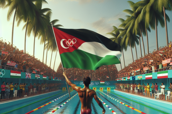 Ziyad Saleem, nageur fier de représenter le Soudan aux JO Paris 2024