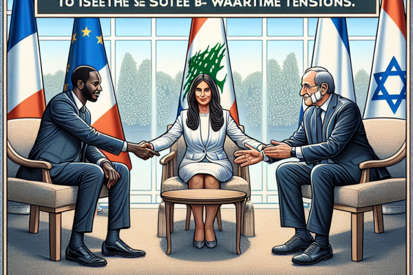 La France tente d&rsquo;apaiser tensions Israël-Hamas au Liban.