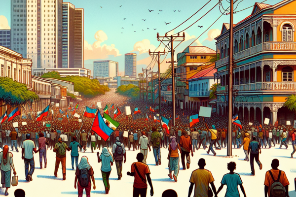 **Tension à Port-au-Prince : Manifestation dispersée**