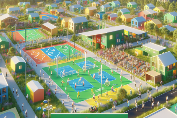 Village paralympique de Paris 2024 prêt:————-