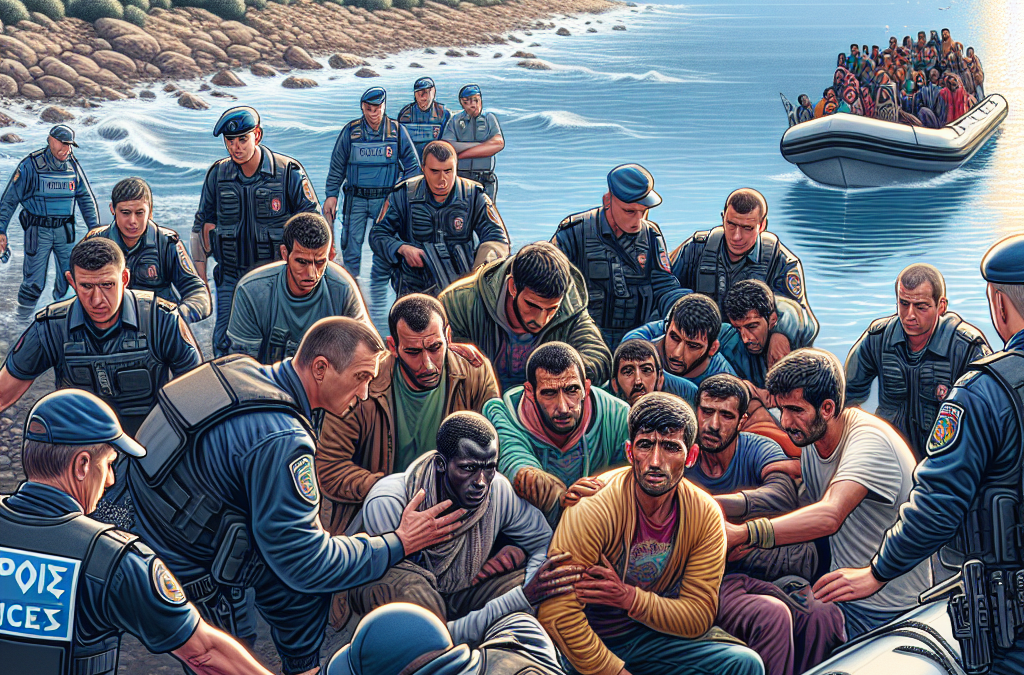 Autorités grecques arrêtent migrants à Crète