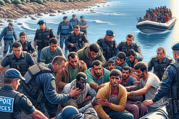 Autorités grecques arrêtent migrants à Crète