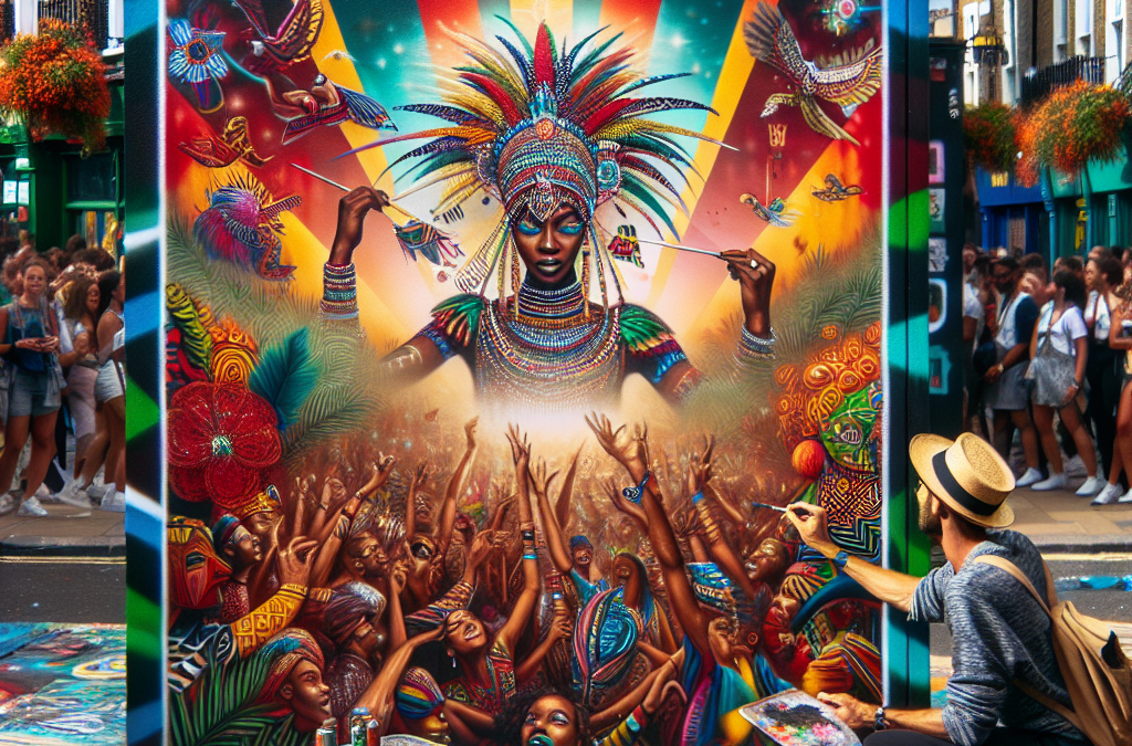 Chesska Robinson illumine le carnaval de Notting Hill