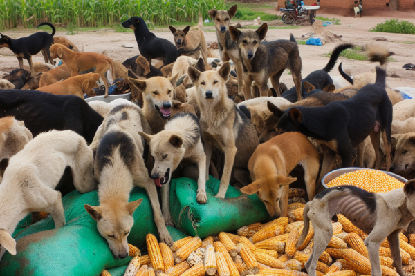 400 chiens meurent Zambie suite maïs contaminé