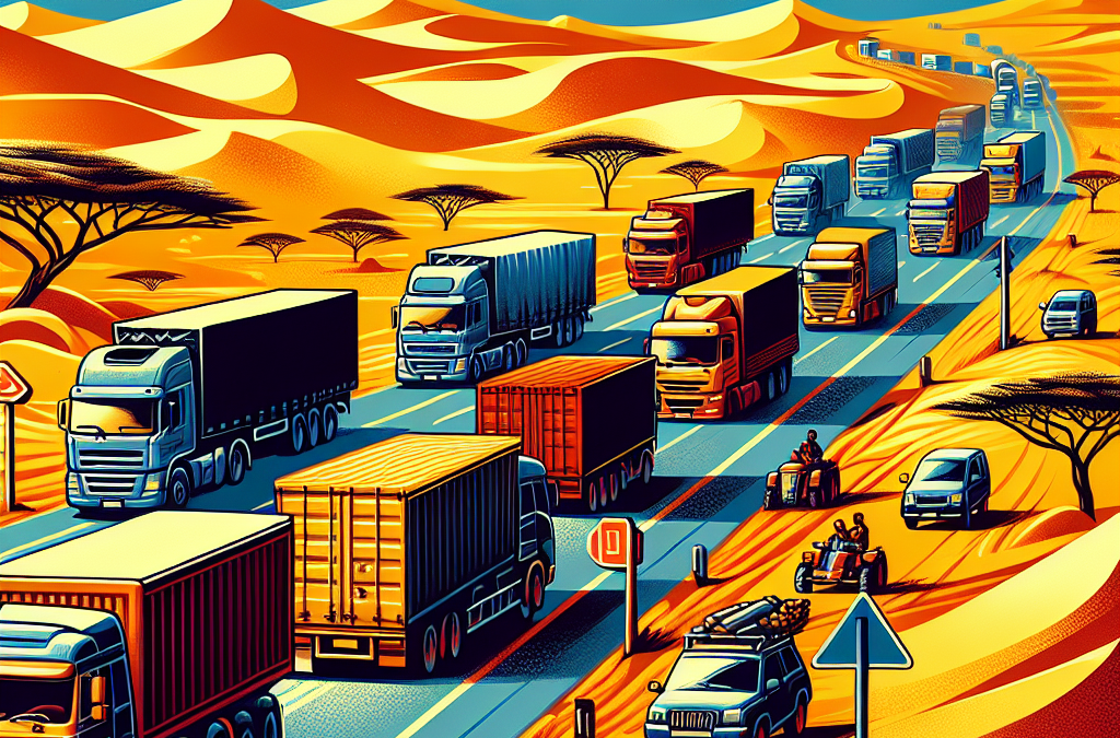 Premiers camions franchissent frontière Tchad-Soudan