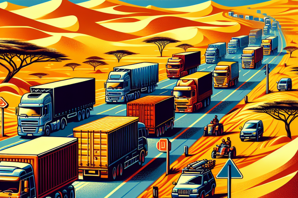 Premiers camions franchissent frontière Tchad-Soudan