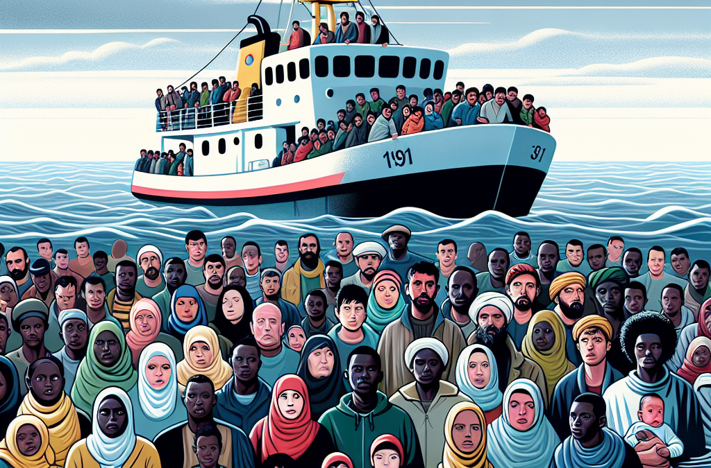 Sauvetage de 191 migrants en Méditerranée centrale