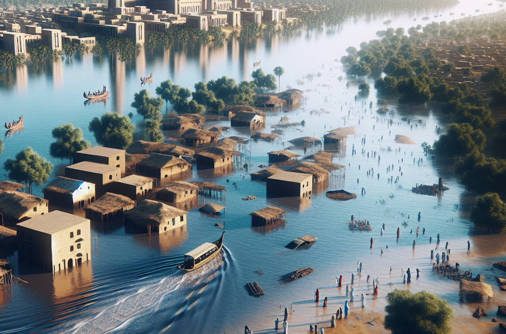 Désastre des inondations au Niger : N&rsquo;Dounga Tarey et la capitale isolés