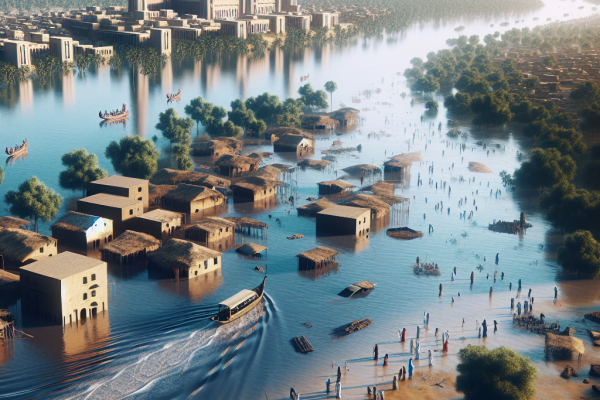 Désastre des inondations au Niger : N&rsquo;Dounga Tarey et la capitale isolés