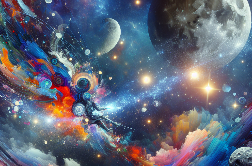 Œuvres artiste Tara Shakti sur la lune