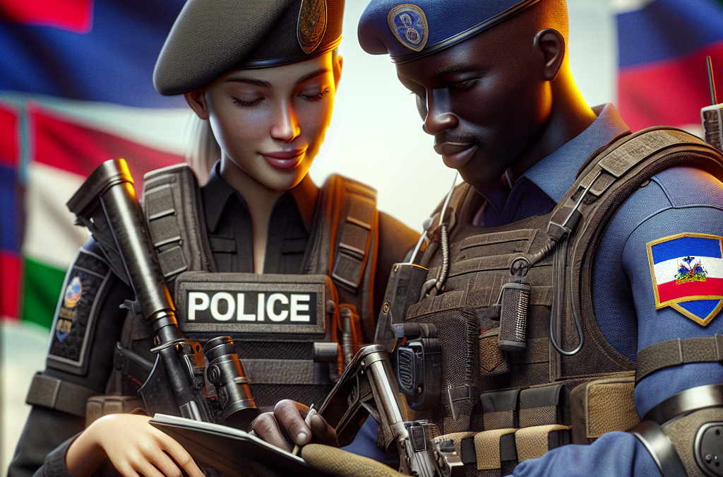 Opération conjointe polices Haïti & Kenya à Port-au-Prince