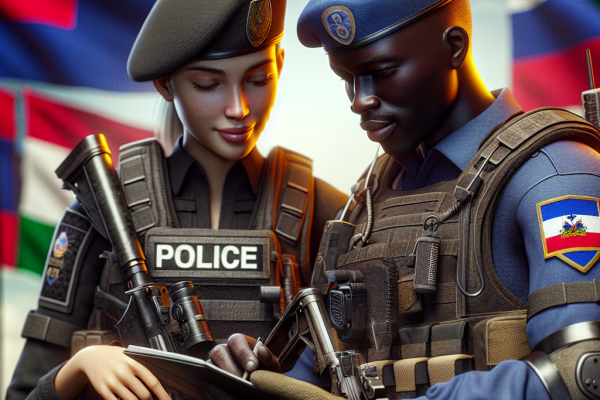 Opération conjointe polices Haïti & Kenya à Port-au-Prince