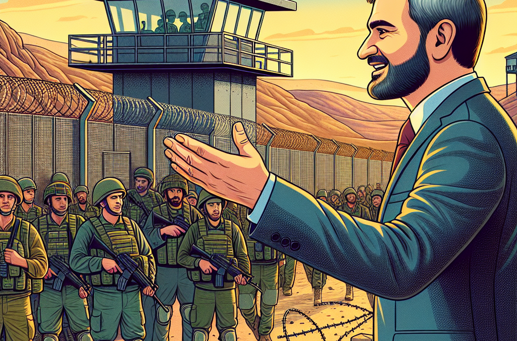 Benjamin Netanyahu soutient les troupes en Israël.