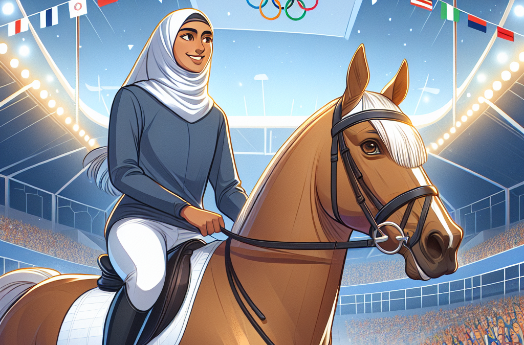 Nour Slaoui comblée par sa première fois à l&rsquo;équitation aux JO 2024