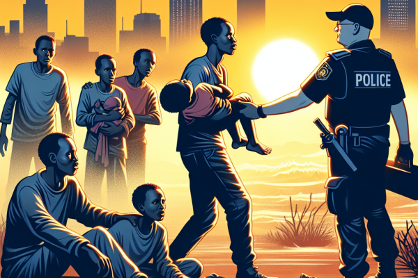 Migrants éthiopiens secourus en Afrique du Sud