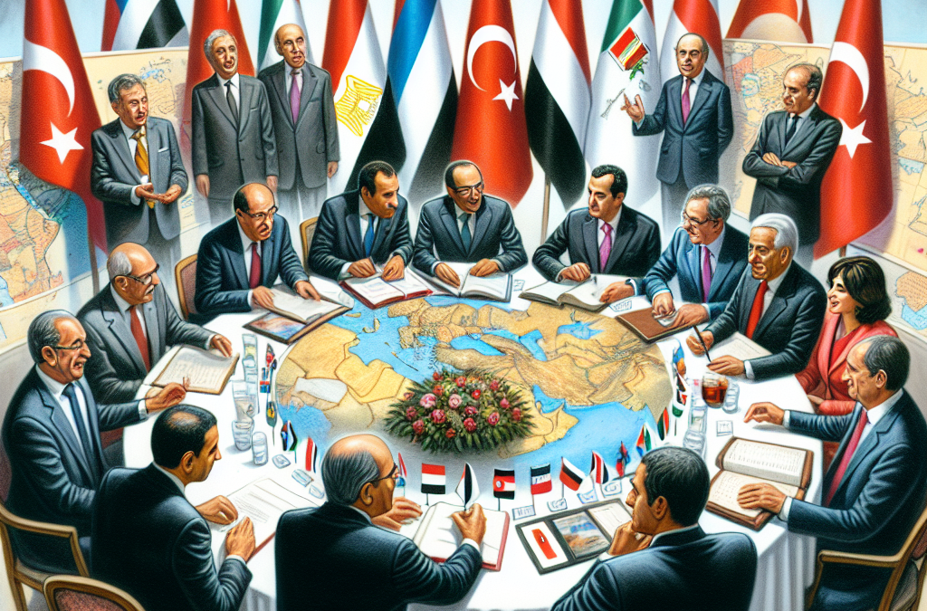 Prévention tensions Moyen-Orient par Égypte et Turquie