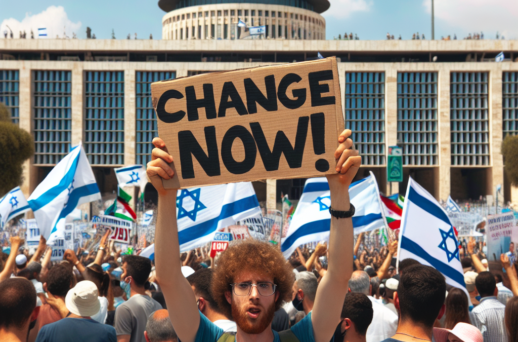 Contestation en Israël contre Netanyahou