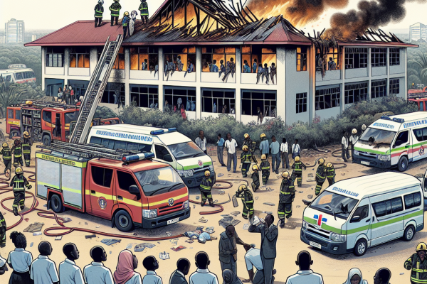 Incendie dans une école au Kenya : 21 morts