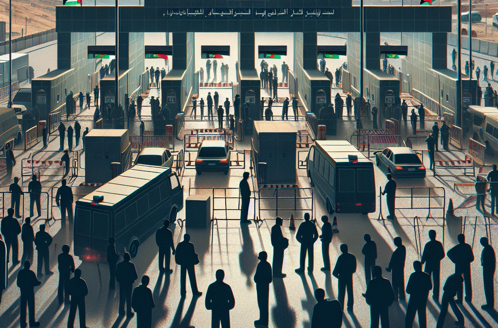 nsions au poste frontière Jordanie-Cisjordanie