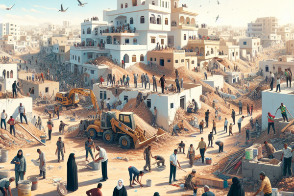 Reconstruction de Derna après les inondations en Libye