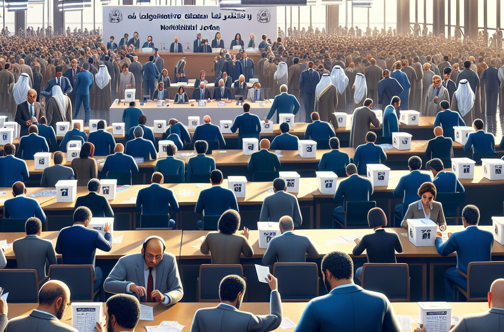 Dépouillement des votes des législatives en Jordanie