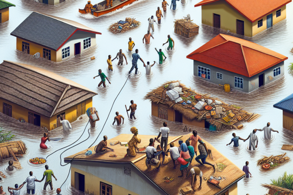 Impacts majeurs inondations au Nigeria