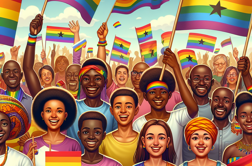 Marche au Ghana pour les droits LGBTQ+